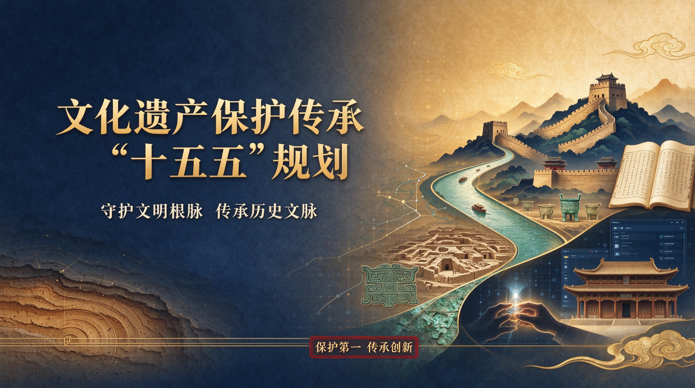 中共中央办公厅、国务院办公厅印发《文化遗产保护传承“十五五”规划》